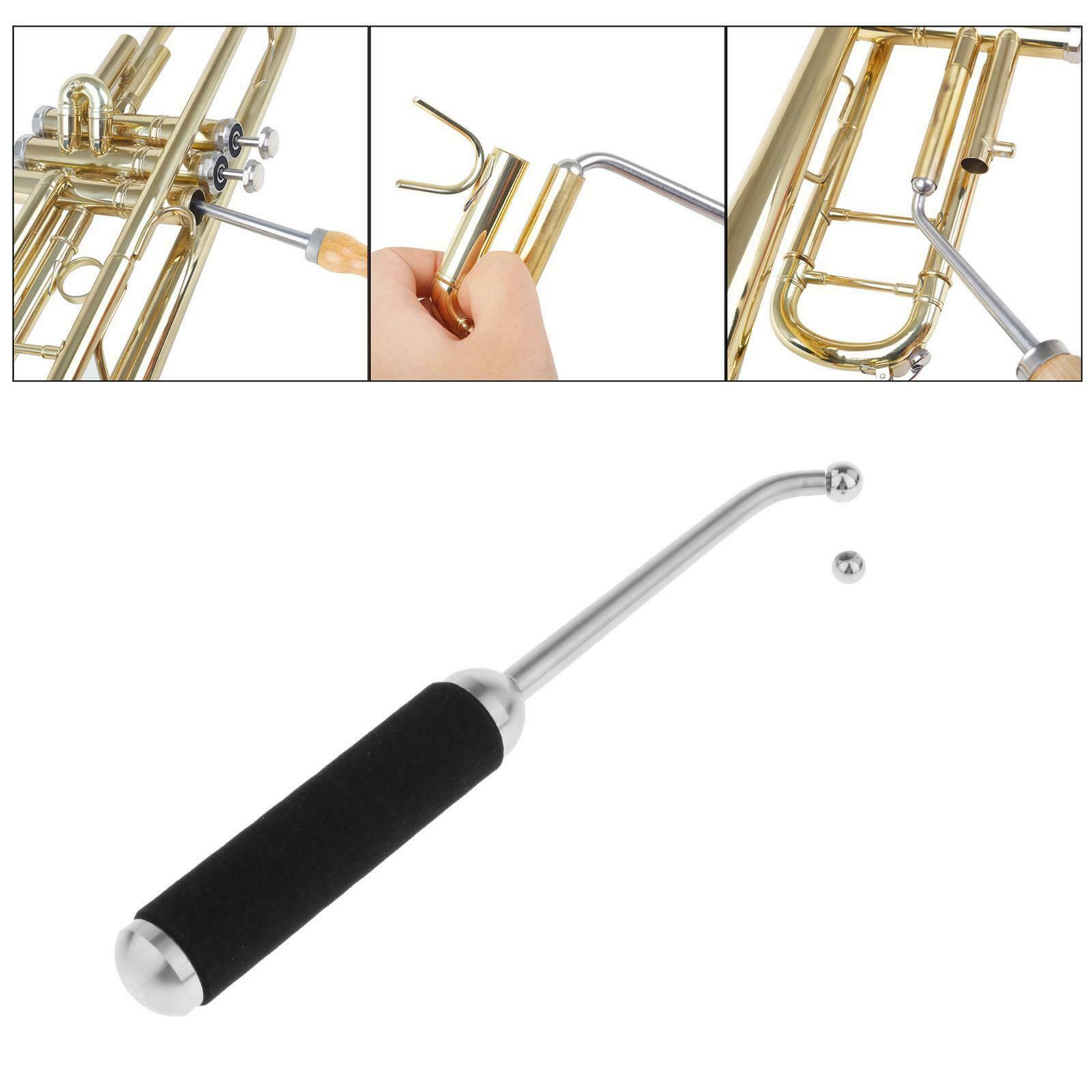 Trumpet Elbow Repair Handle with 2 Balls Instruments Accessories Maintenance