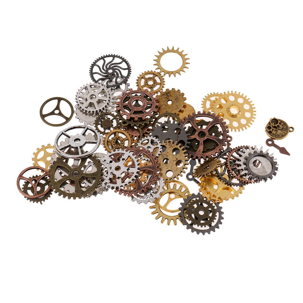 Steampunk Set 100g Wheels Jewellery Gears Watch Parts DIY Craft Arts