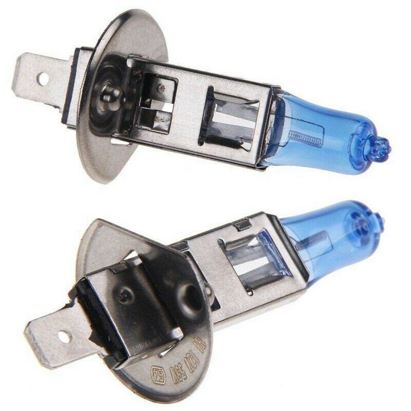 2X H1 6000K Xenon Gas Halogen Headlight White Light Lamp Bulbs 55W 12V P6A9