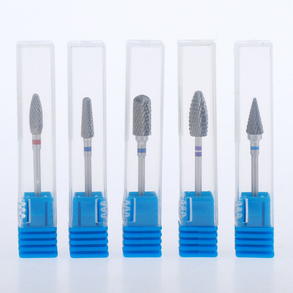 5pcs Pro Nails Drill Bits Set Manicure DIY Grinding Polishing Buffing Head