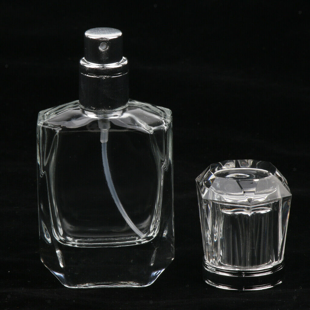 Clear Glass Refillable Empty Cosmetic Makeup Perfume Bottle Container 30ml