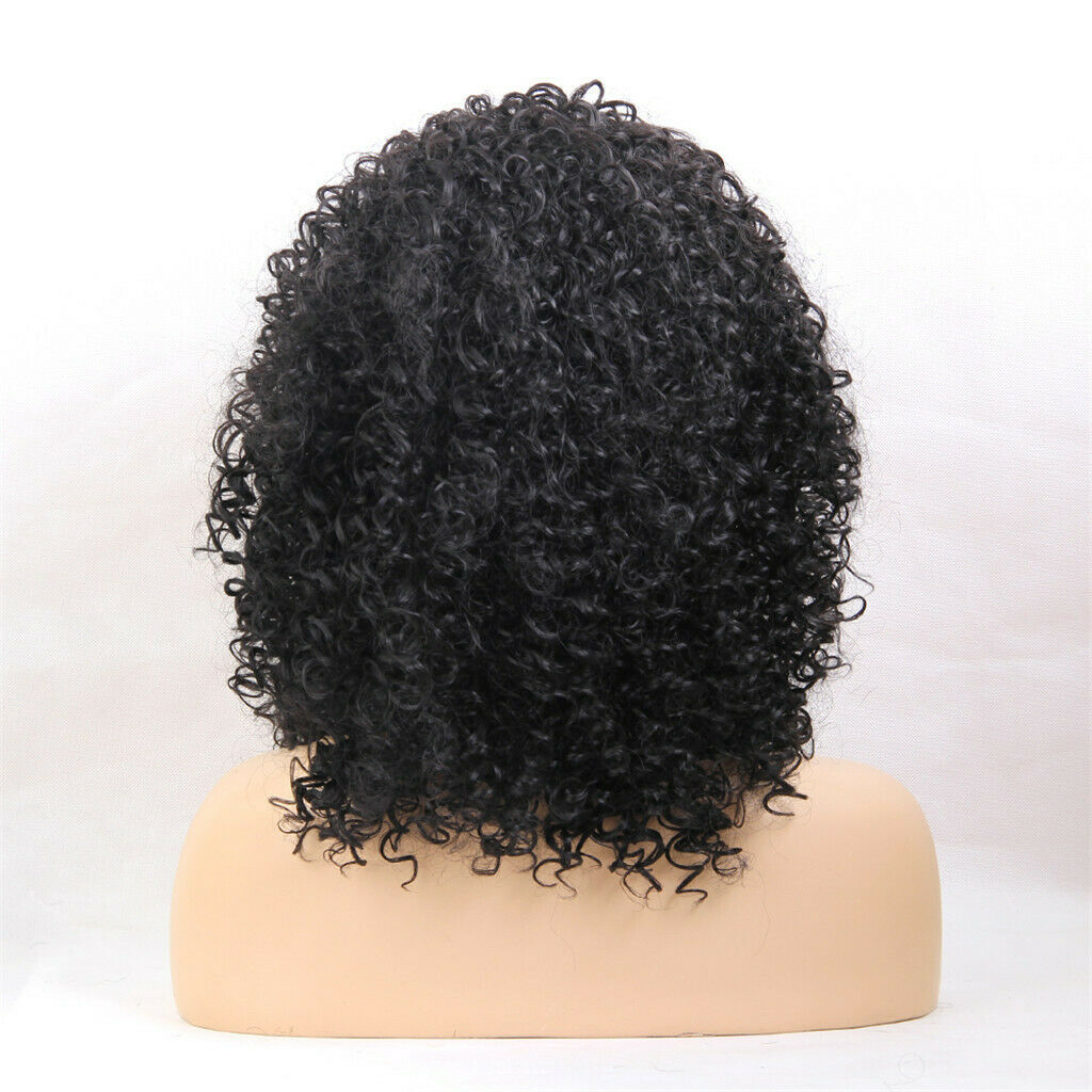 African American Style  Resistant Synthetic Hair Wigs +   Long Black