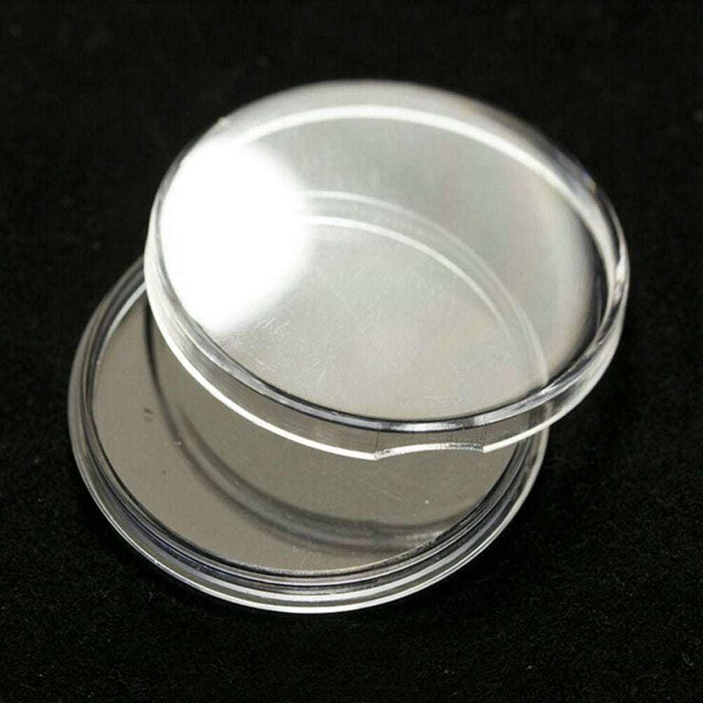 10X 40mm Applied Clear Cases Coin PRrage Capsules Holder Plastic Reusabl.l8