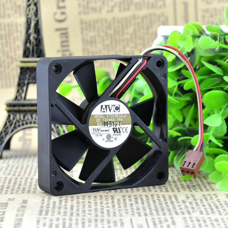 For AVC F7015B12LA fan 12V 0.15A 70*70*15MM 3pin