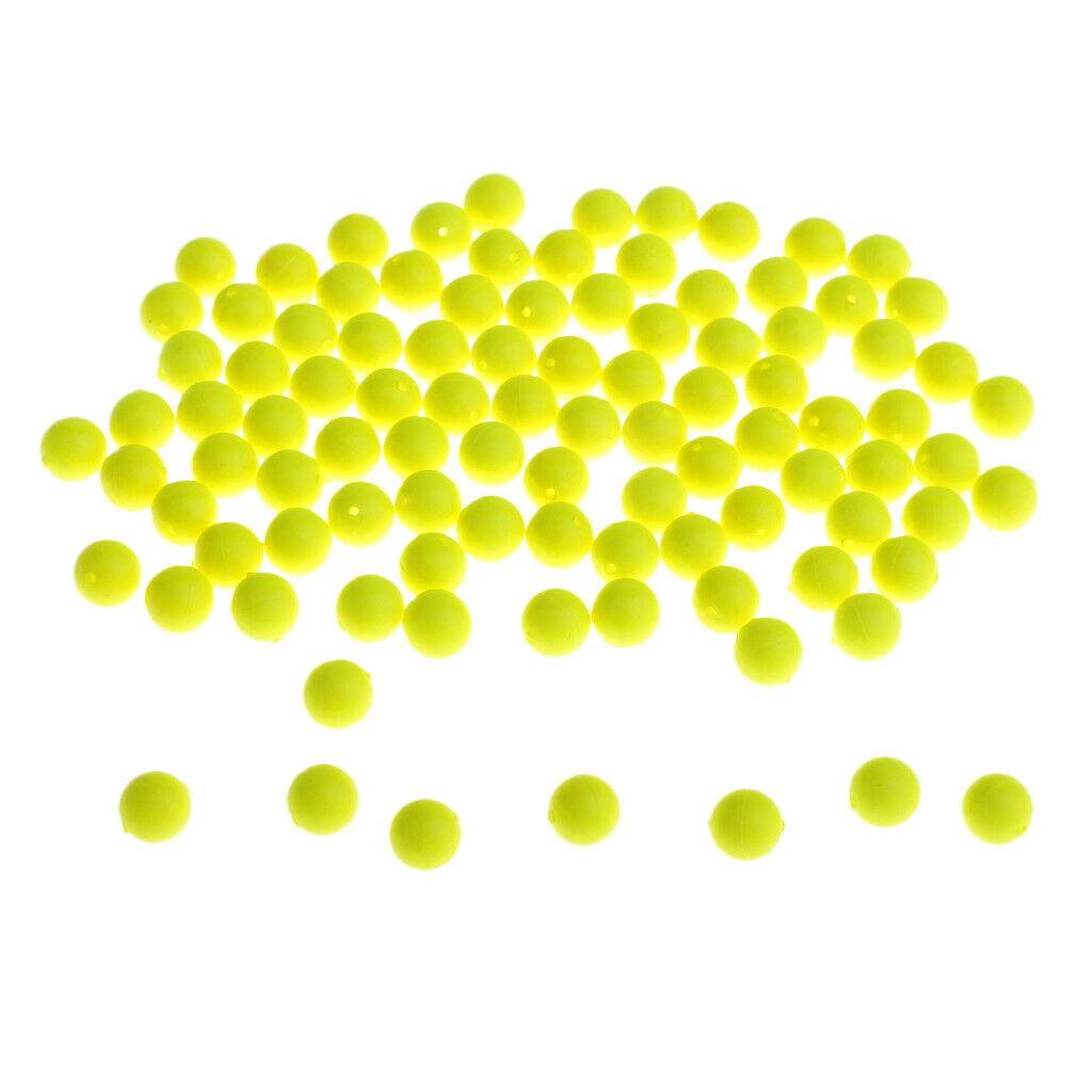 300 Pieces Soft 8.3mm Fishing Bobbers Floats Beads Strike Indicators Set