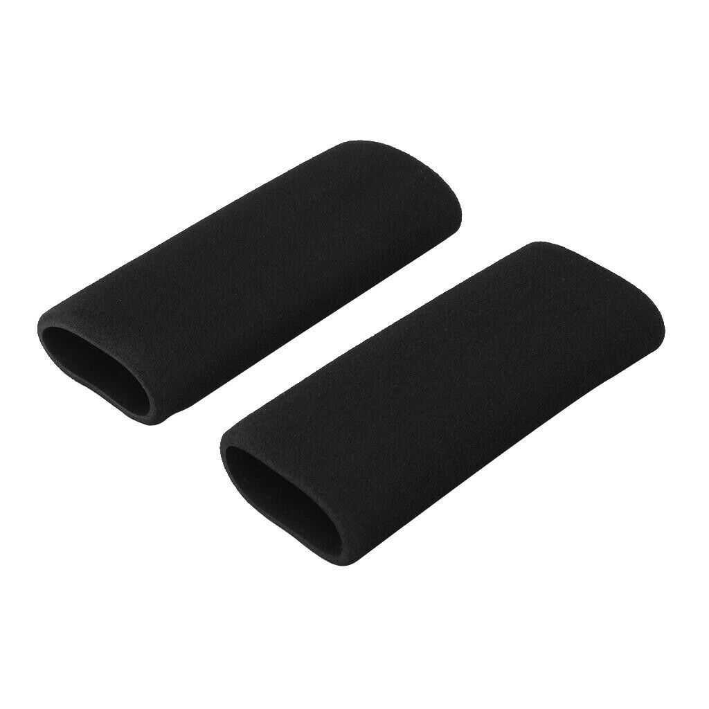 Motorcycle Scooter Racing Bike Black Handlebar Hand Grip Covers Protectors