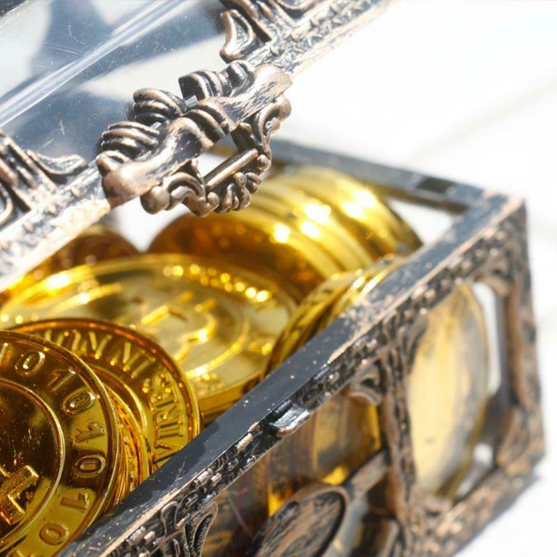 School Classroom Activities Decoration Box Pirate Transparent Treasure Box Kids
