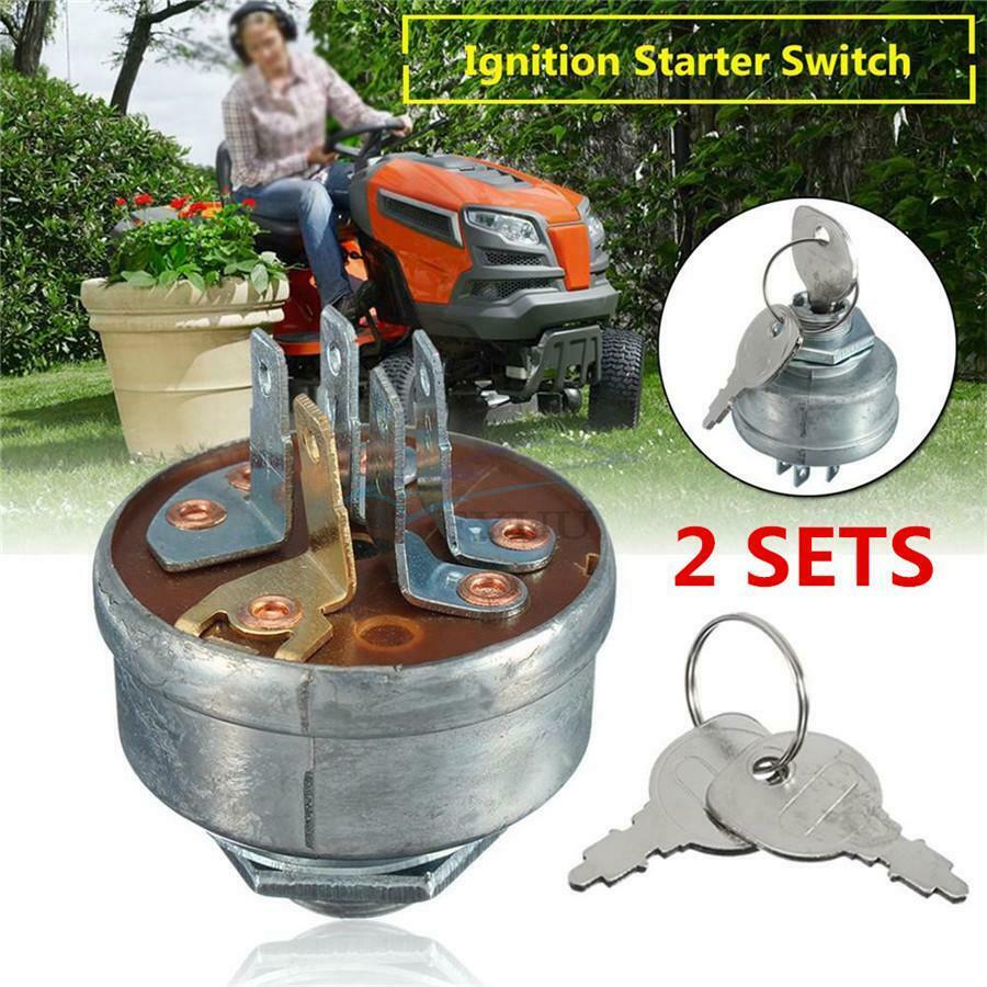 2 Sets of 5-pin Lawn Mower Ignition Starter Switch For MTD 725-0267 STD365402