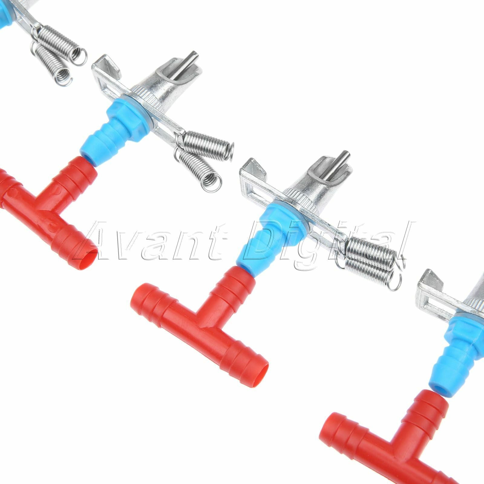 10×Rabbit Water Feeders Nipples Automatic for Rodents Bunny Rabbit Metal&Plastic