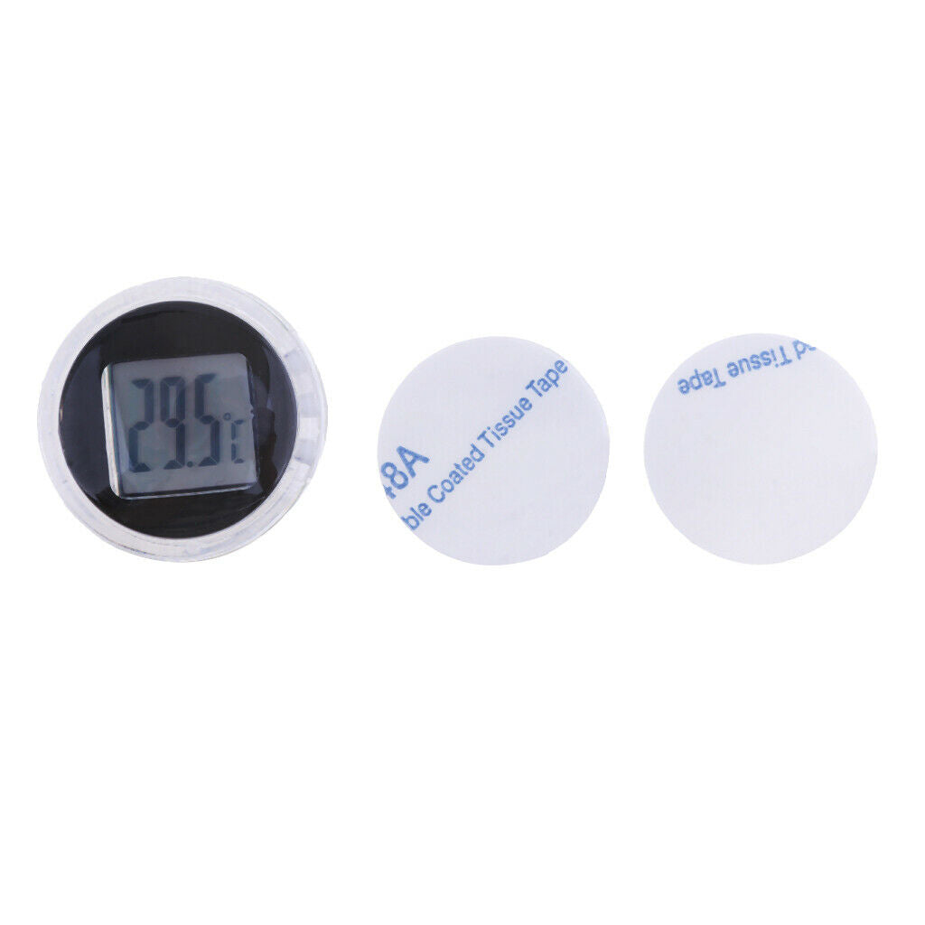 Motorcycle Instruments Accessories Temperature Gauge Black - Digital Display