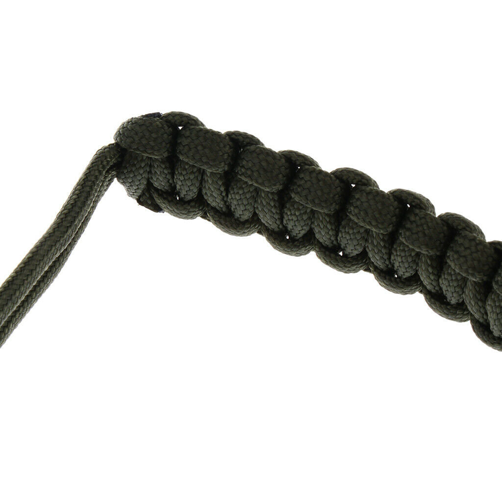Braided Paracord Adjustable Camera Wrist Strap/ Bracelet Army Green