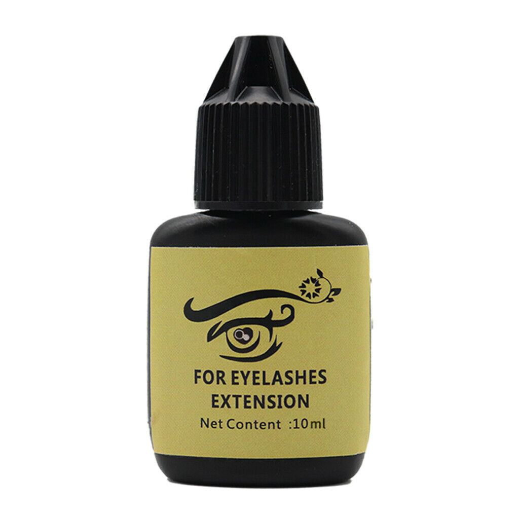 10ml Fast Strong Eyelash Glue 2-3 Secs Drying time for Beginners to Practice,