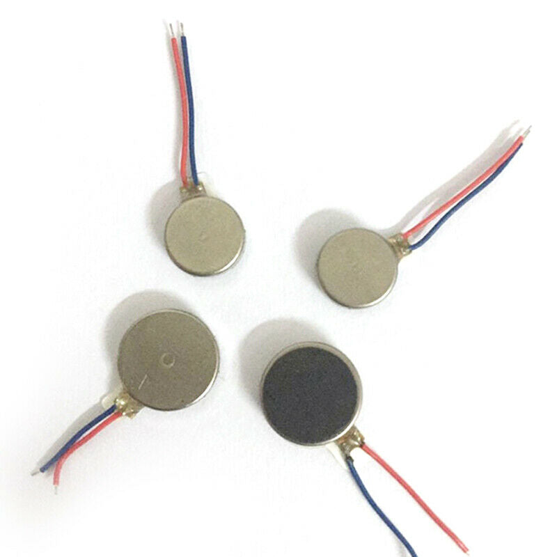 10x DC 3V 70mA 12000Â±2500RPM Phone Coin Flat Vibrating Vibration Motor Y98 WF
