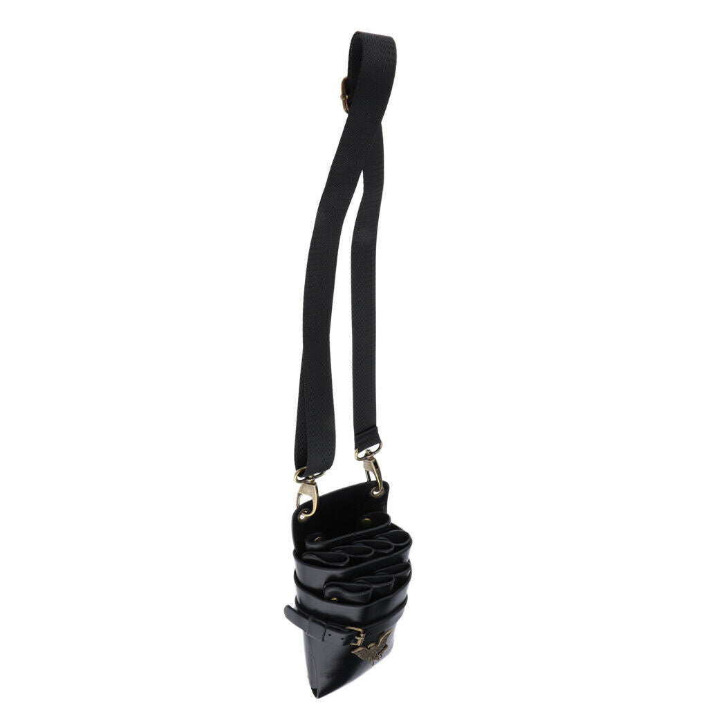 Hair Scissors Beard Mustache Shears Bag Pet Hairdressing Tools Holster Black