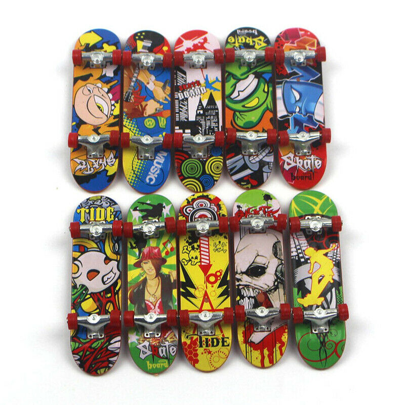 2PCS Random Finger Board Tech Truck Mini Skateboards Alloy Stent Party Gi.l8