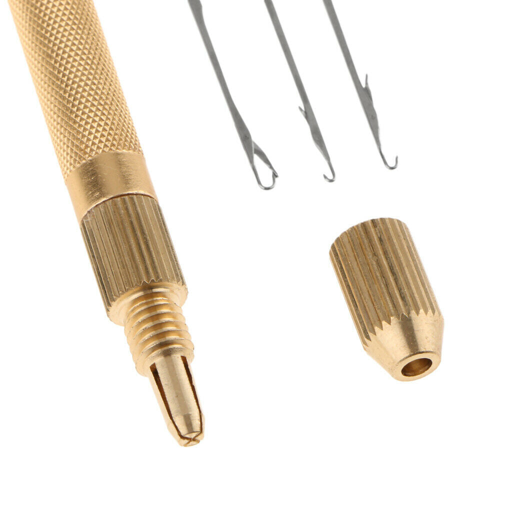 6x Dreadlocks Making Weaving Latch Hooks Needles Kit for Ring Carpet Making