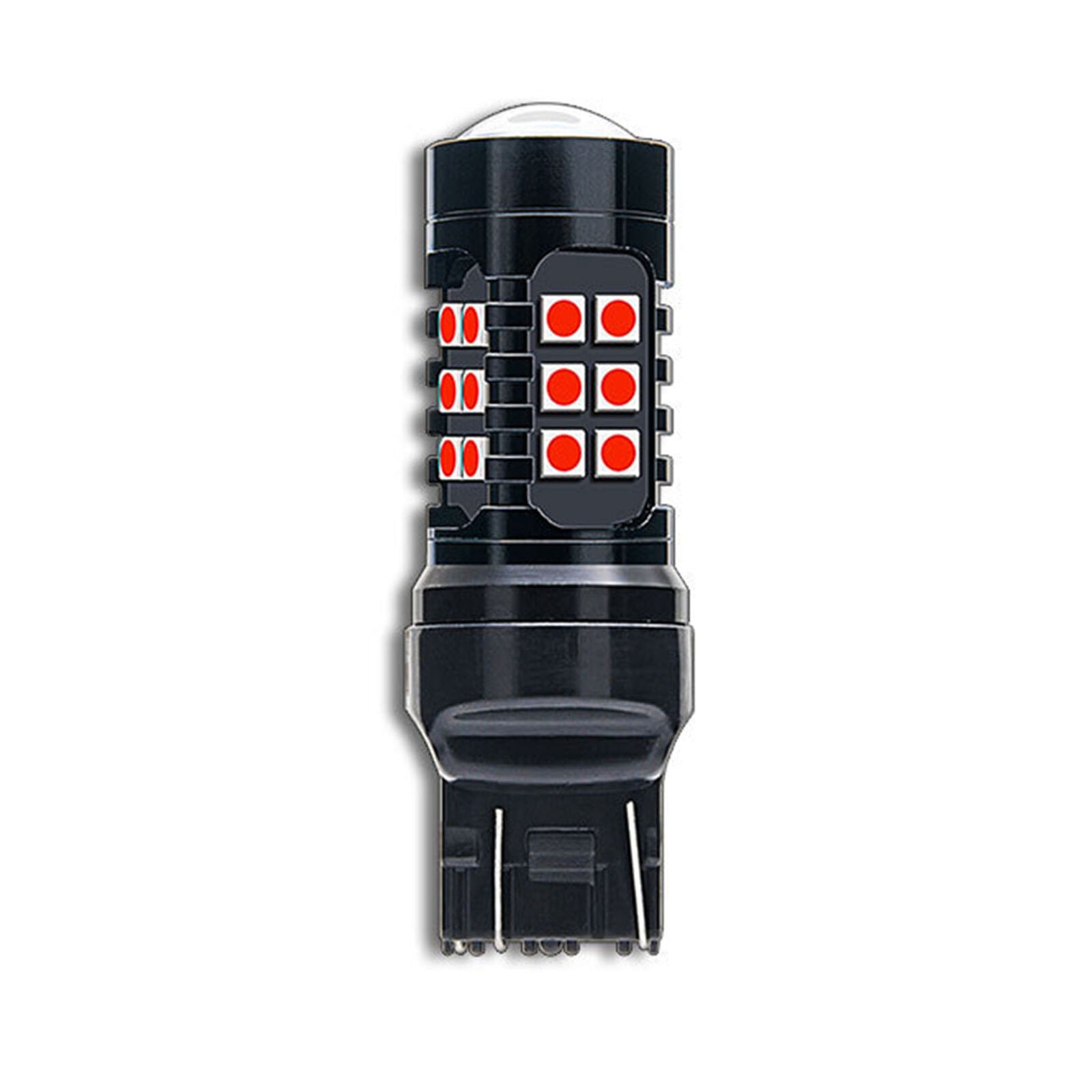 12-24V 7443 T20 W21/5W 21SMD High Power Super Red LED Brake Tail Turn Light Bulb