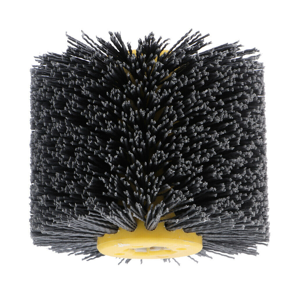 2 Pieces Durable 120 x 100mm Wire Drawing Wheel Metal for Wood Polishing