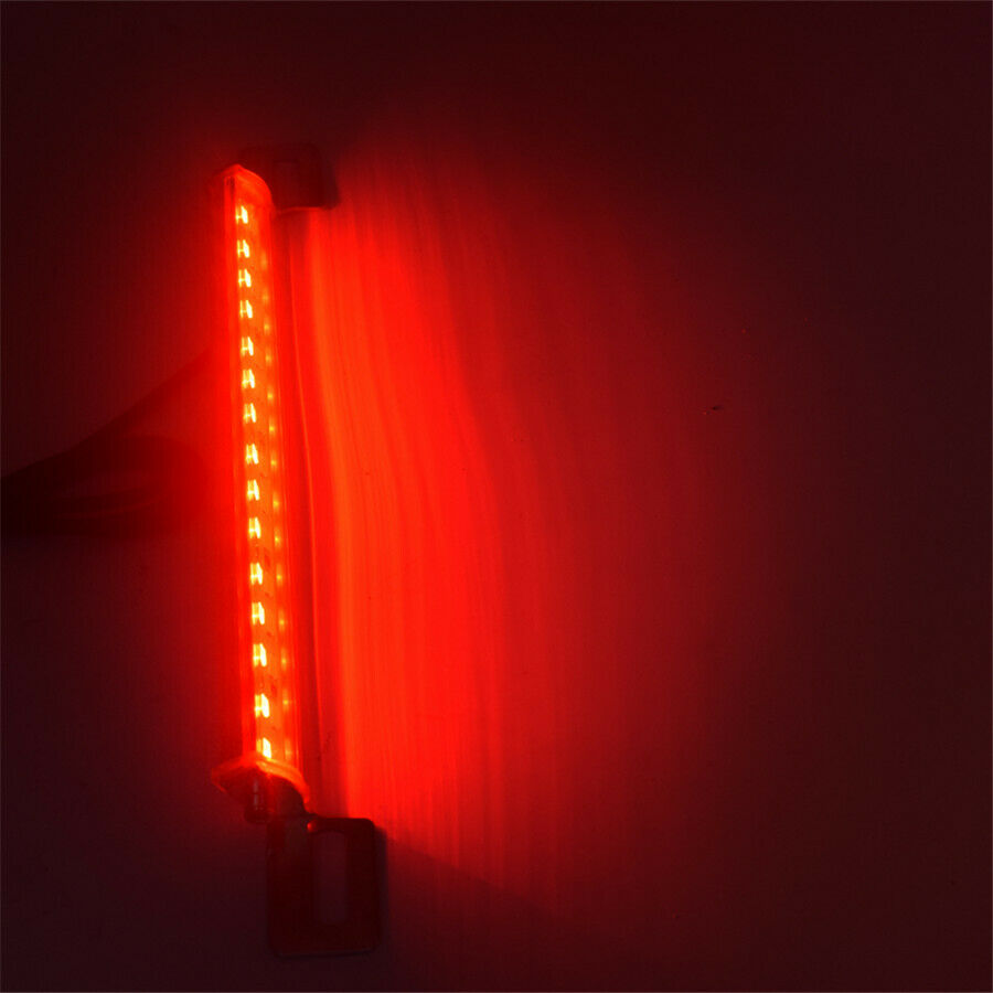 12V LED Car License Plate Backup Reverse Brake Rear Light Lamp Bar Red + WHITE