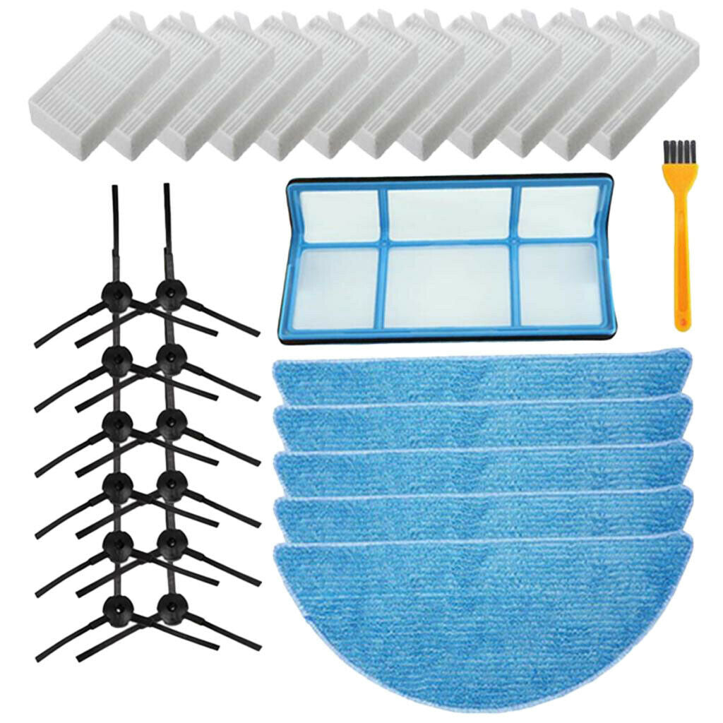 Blesiya Filter Kit Replacement for ILIFE V3/V5/V5S Robot Vacuum Cleaner