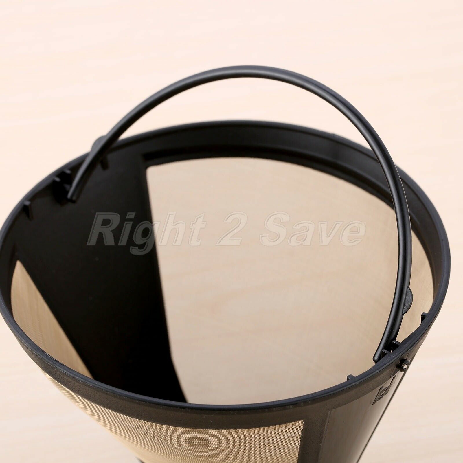 Permanent Reusable Cone Shape Coffeemaker Coffee Filter Strainer Stainless Steel