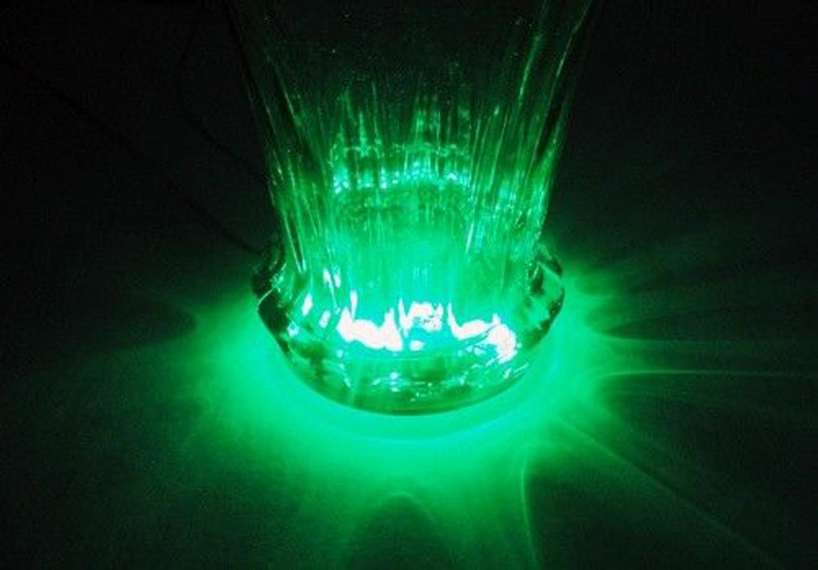 2x Green 3 SMD LED Light strip 12V waterproof Car Motorcycle Gauge cup holder