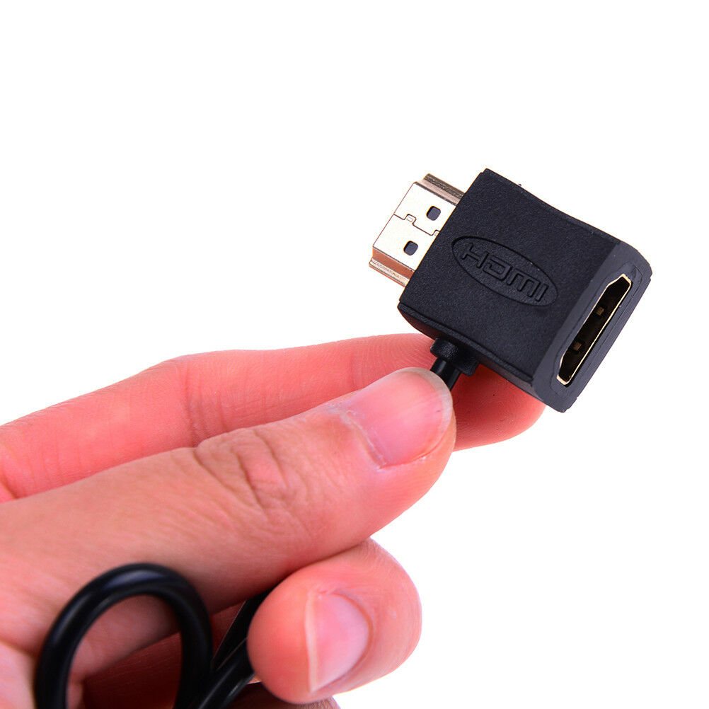 HDMI male to female connector + USB 2.0 charger cable spliter adapter exteDEAU