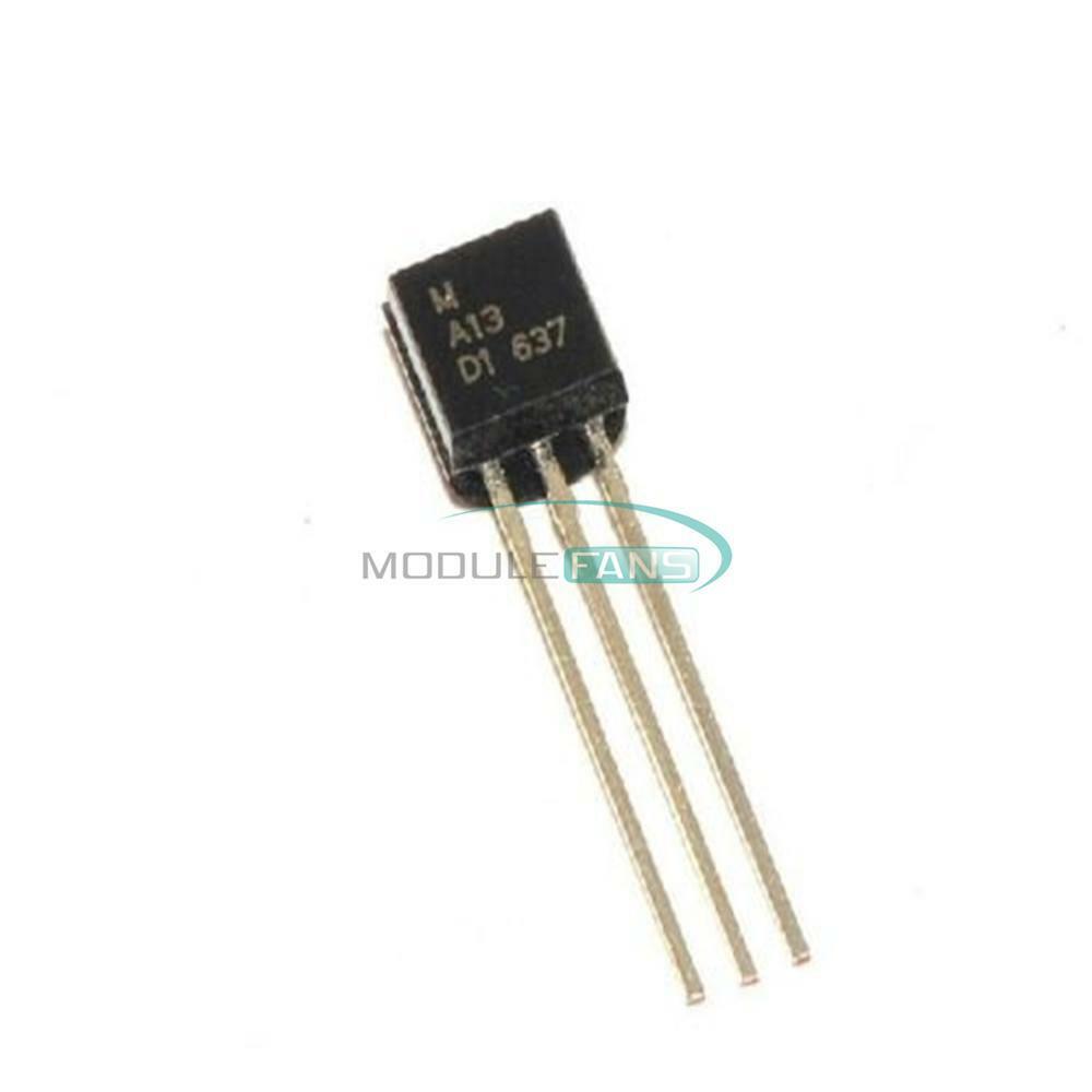 20PCS MPSA13 NPN 0.5A/30V TO-92 Darlington Transistor  TO-92 MF