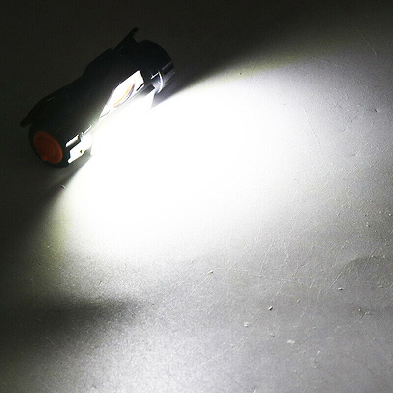 USB 18650 Rechargeable Battery LED Headlamp COB Work light 2 Mode With Ma.l8