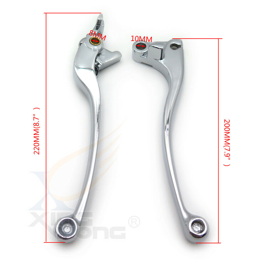 Chrome Brake Clutch Hand Levers For Kawasaki ZX6R ZX6RR ZX636 ZX9R ZX10R ZX12R