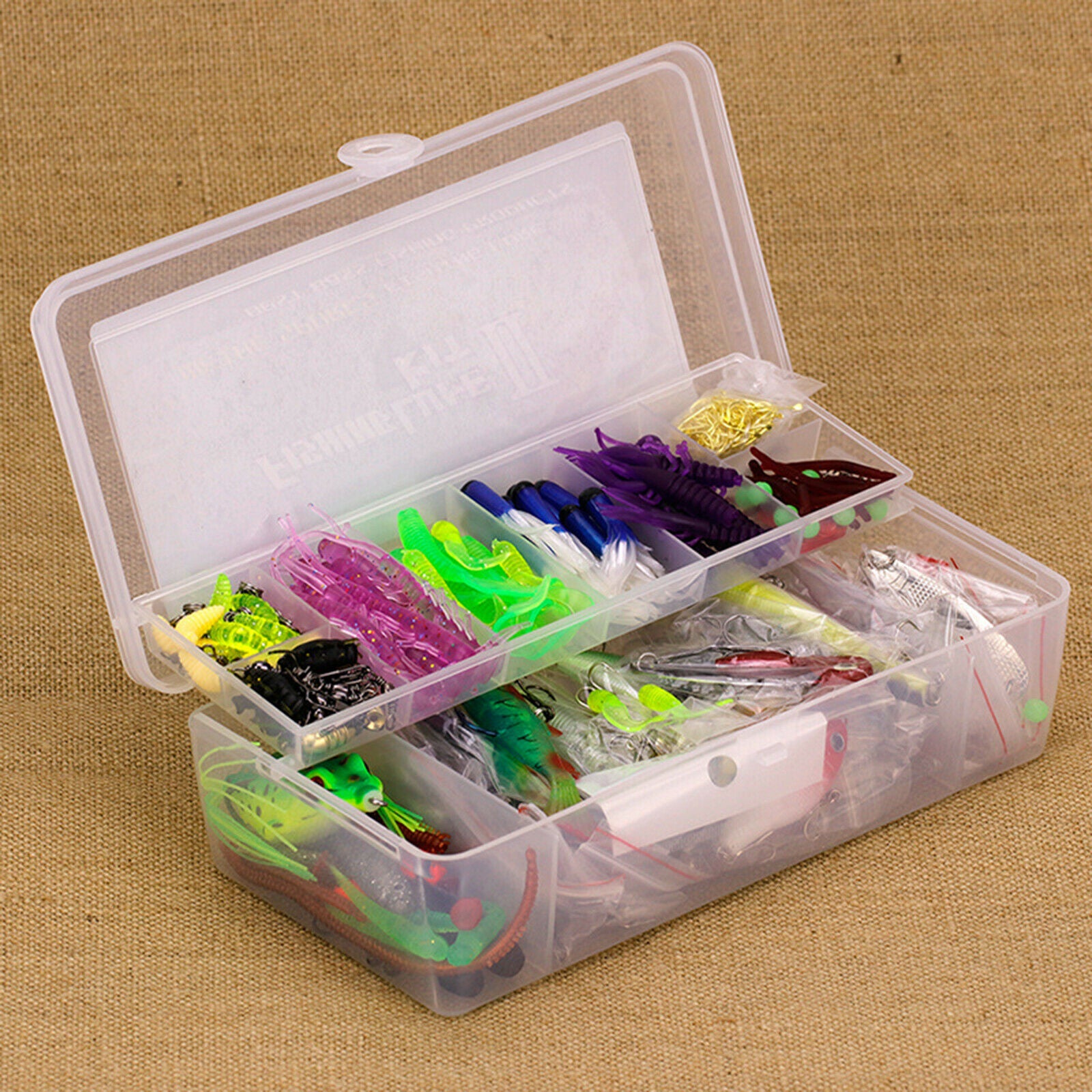 Fishing Tackles Set Trout Carp Bass Fishing Lures Kit Jigs Hooks Pliers Gear