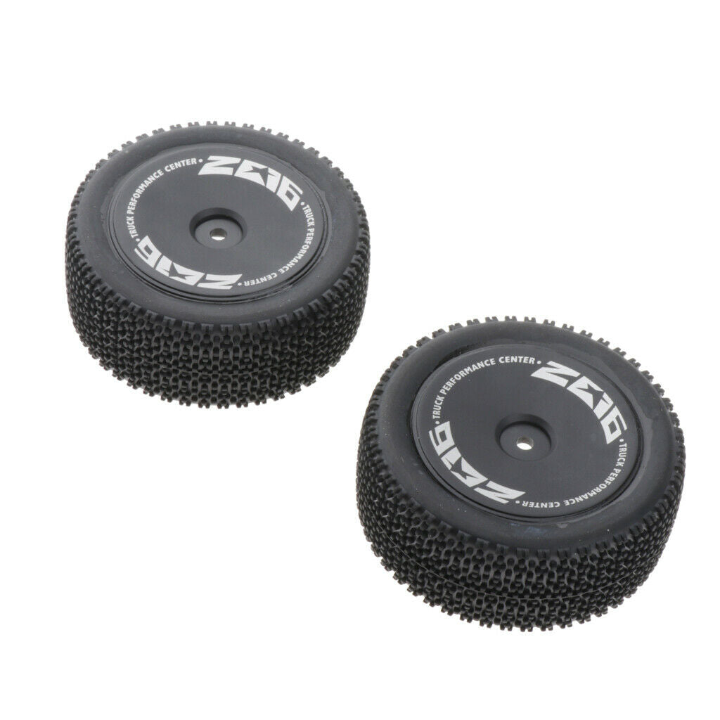 2 Stk Car Front Rear Tire Rubber Tyre For 1/14 Monster Truck Vehicles