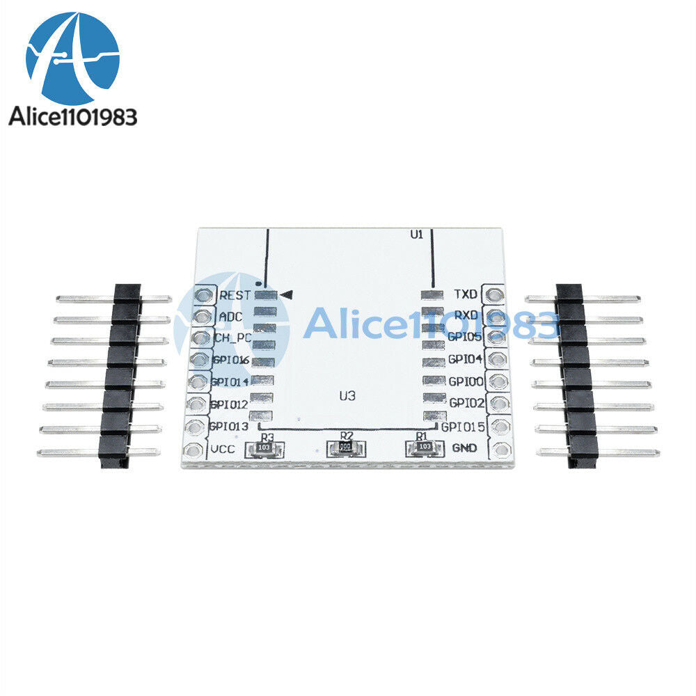2PCS ESP8266 Serial WIFI Module Adapter Plate for ESP-07 ESP-08 ESP-12