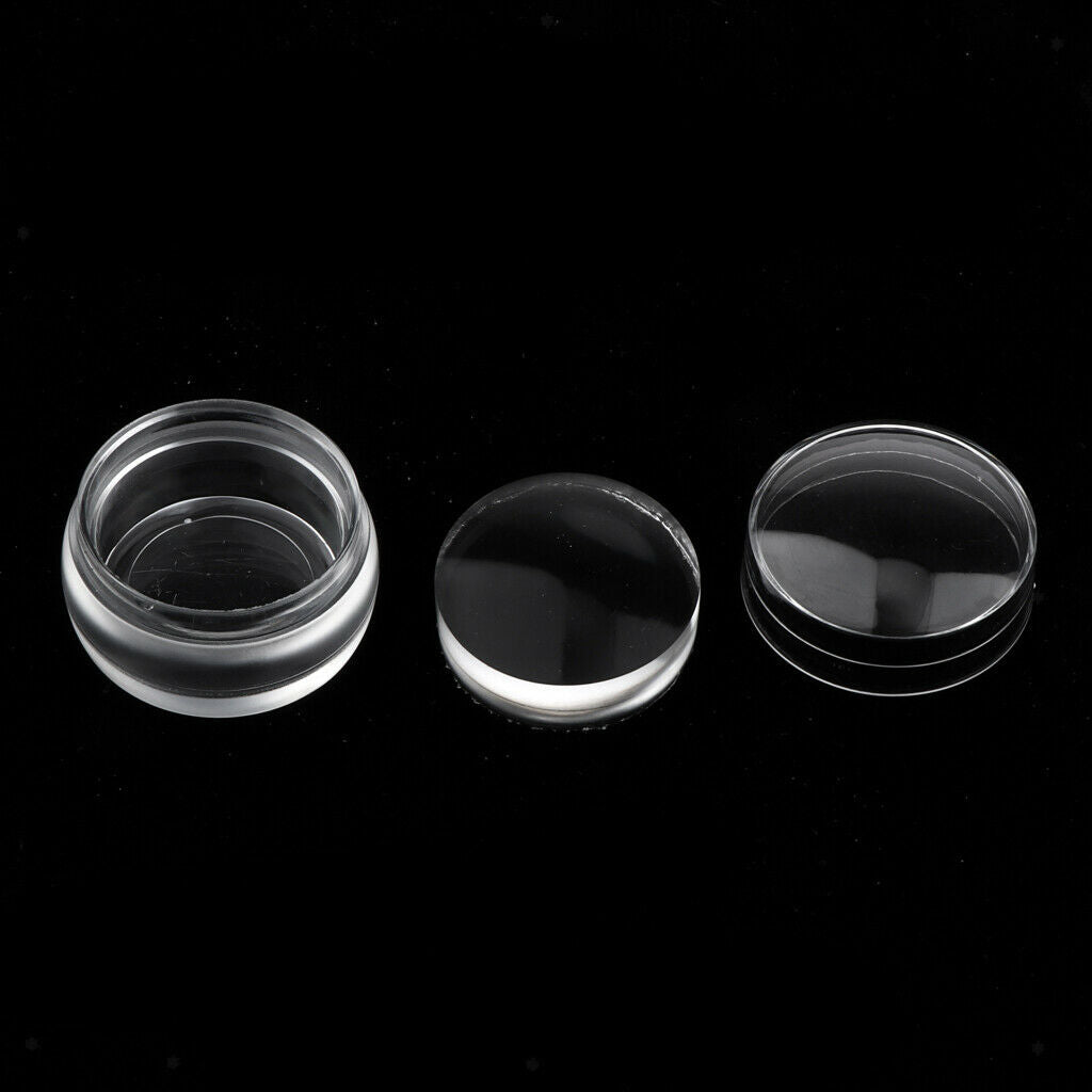4cm Clear Jelly Stamper and Scraper Set DIY Nail Art Stamping Printing Template