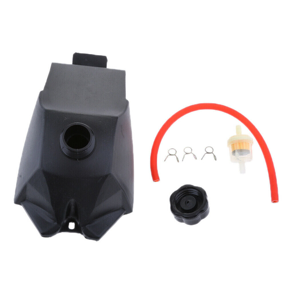 Gas Fuel Tank Filter Red Hose Pipe with Clips For 49cc Mini Dirt Bike Pocket