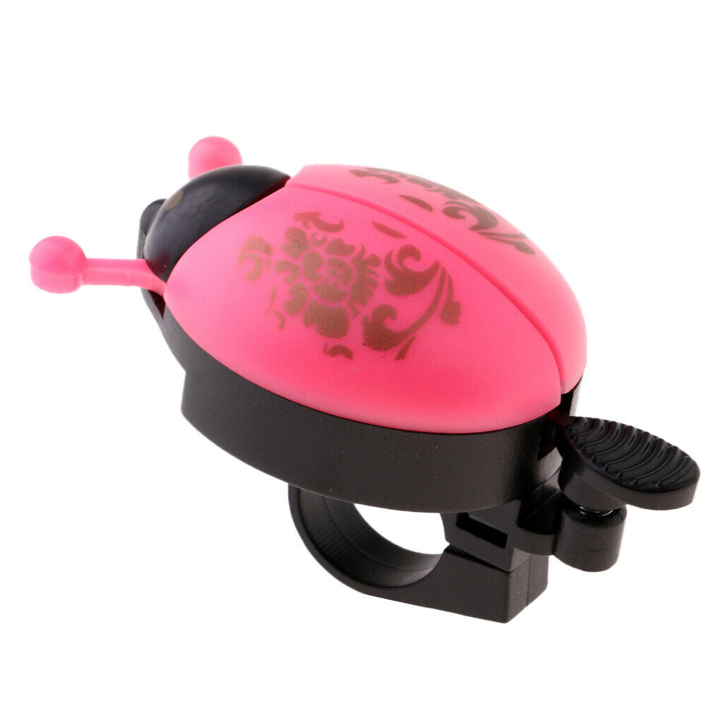 Children Kids Girls Bike Bicycle Shopping Front Basket + Ladybird Bell Horn Ring
