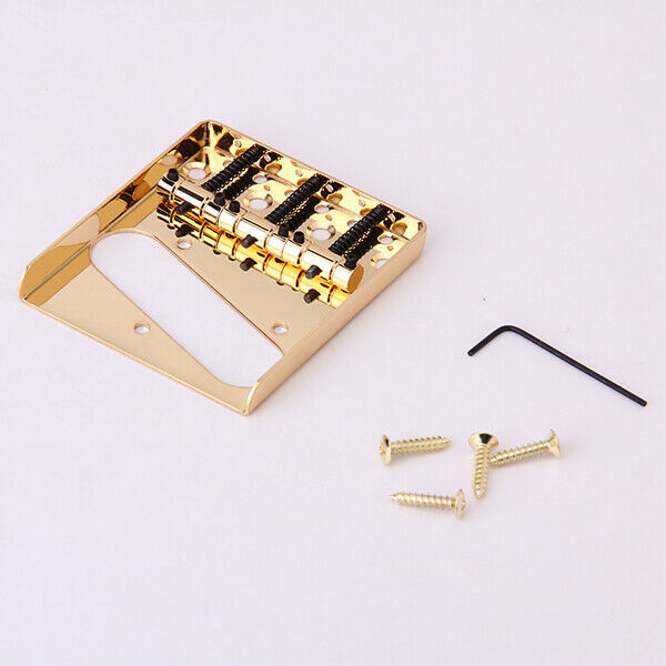 Set Of Guitar Golden Bridge 3 Compensated Saddle Spanner Screw