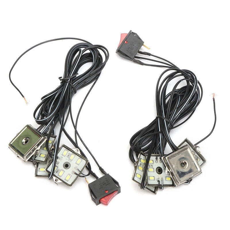 8Pcs Truck Bed LED Lighting Kits For All GMC Chevy Jeep Ford Dodge Truck Pickup