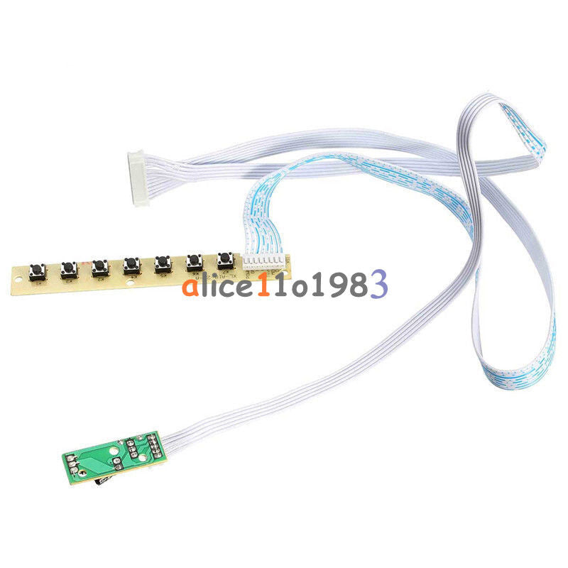 7 Key Switch TV V29 V59 Edge Keypad Board With Multi-functional interface