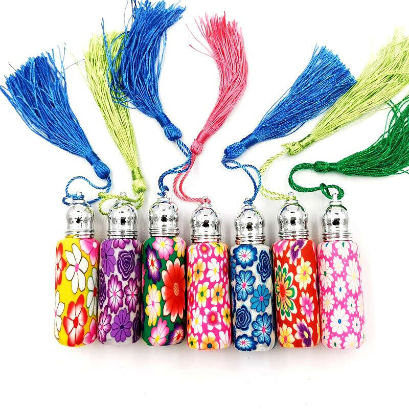 10ml Portable Refillable Glass Roll On Bottles Empty Perfume Essential Oi.l8