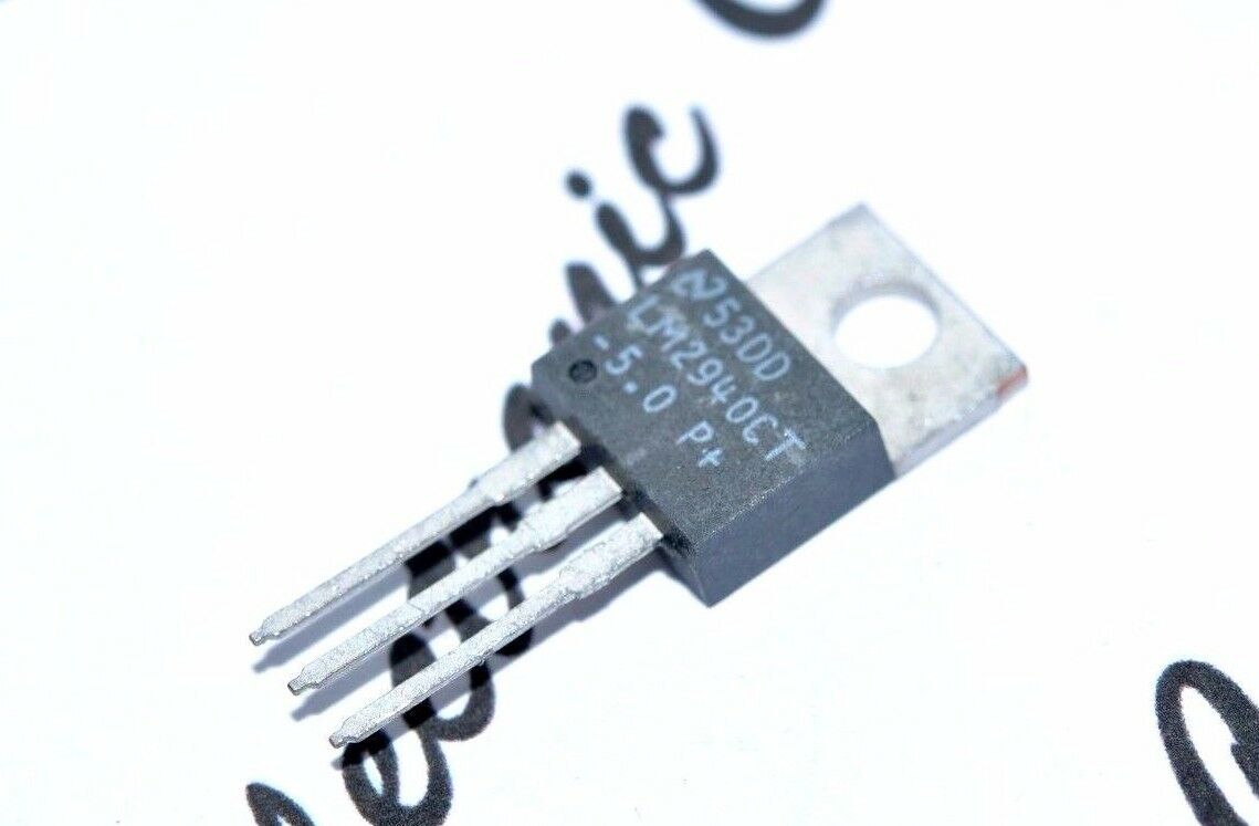 10pcs - NS LM2940CT-5.0 5V 1A Transistor National Semiconductor - TO-220