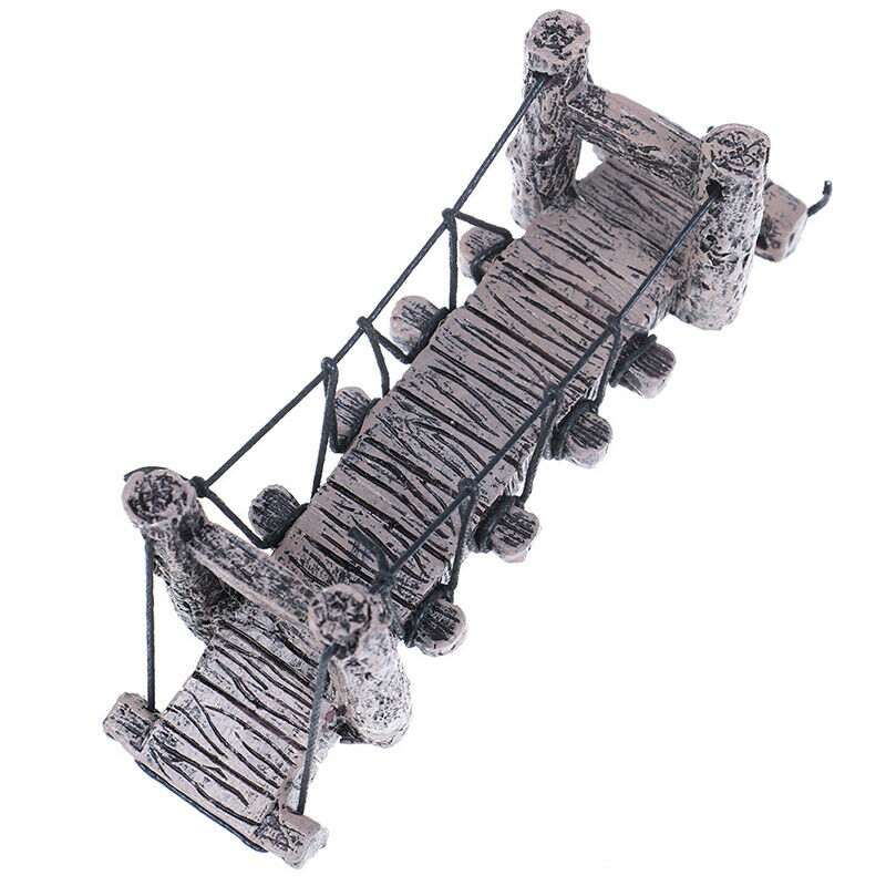 1PC Bridge Decoration for Aquarium Ornaments Fish Tank Landscape Curved BridDEAU