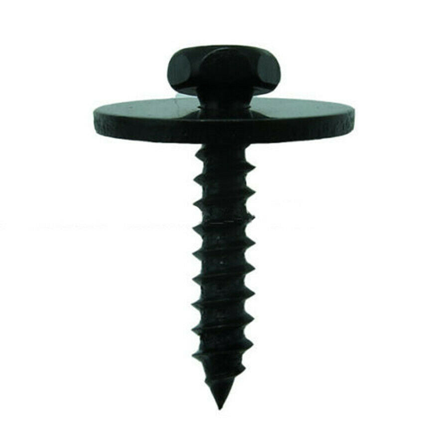 100Pcs/Lot Metal Car Screw Body Fender Bumper Retainer Clips 7mm Hex Fasteners
