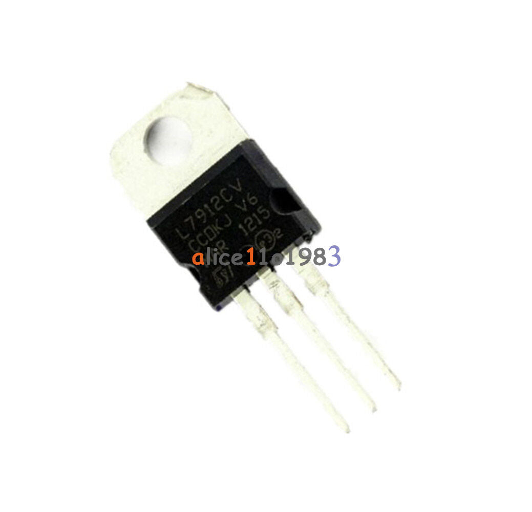 10PCS IC L7912CV L7912 7912 TO-220 ST Voltage Regulator 12V ST NEW