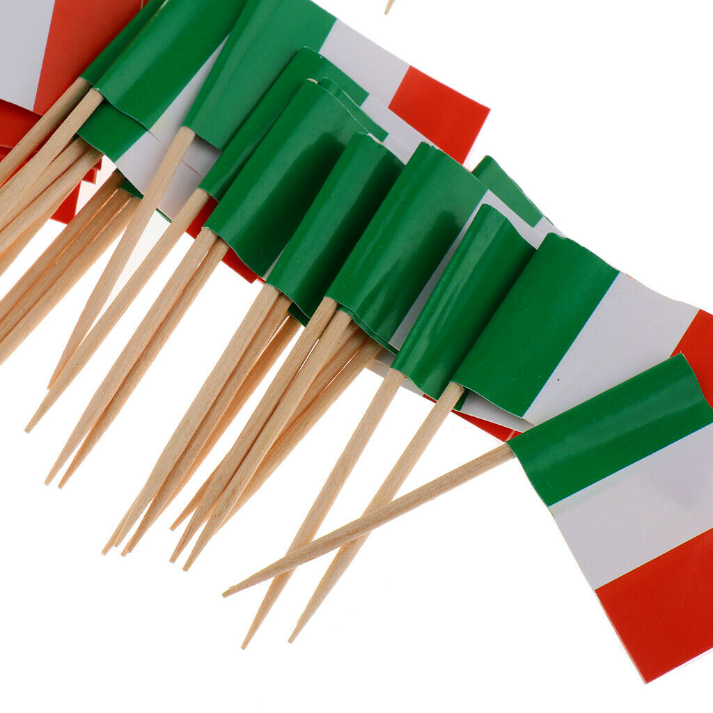 Toothpick Wood Toothpicks Decorative Flag Toothpicks Cake Decorations Party