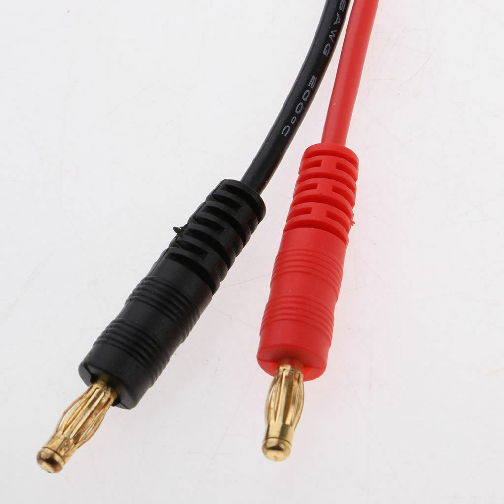 4mm Bullet/Banana Male Connector to XT30 Charge Cable Lead 16AWG 35.5cm for RC
