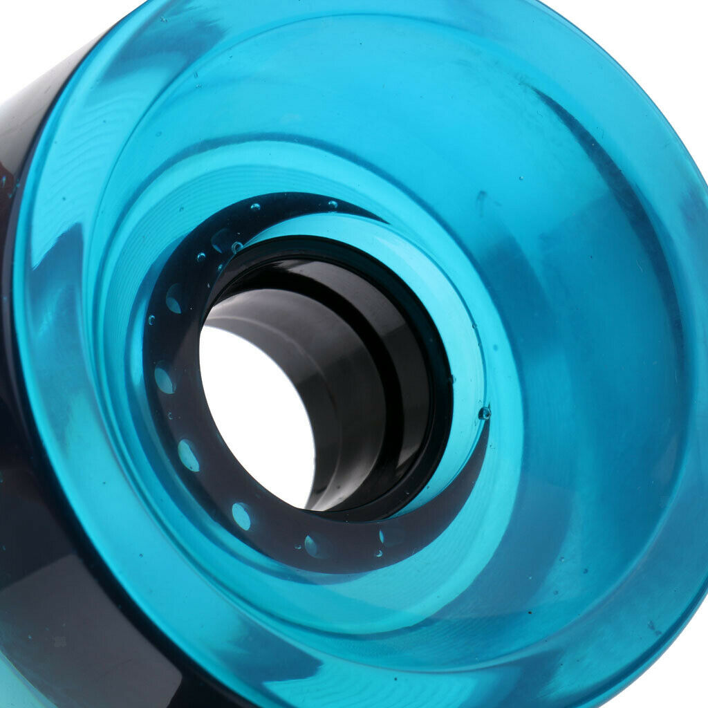 2pcs PU 70mm Longboard Wheels Double Rocker Skateboard Mini Cruiser Repair