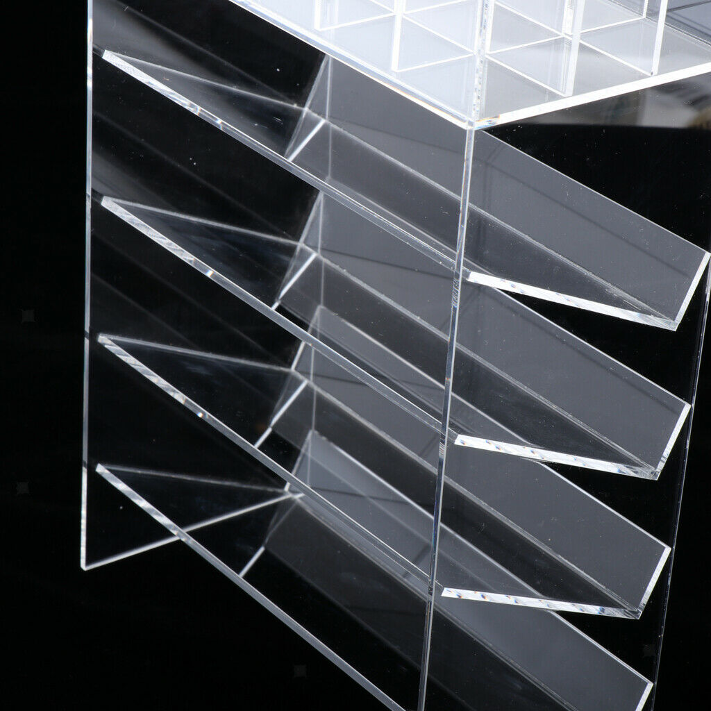 Lipstick Organizer Lipgloss Lip Balm Holder Acrylic Display Stand Rack Clear