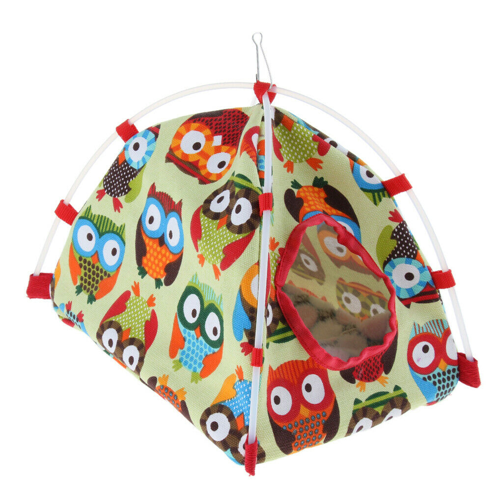 2 Size Bird Hammock, Parrot Hanging Tent, Bird Nest, Cage Decor for Small and