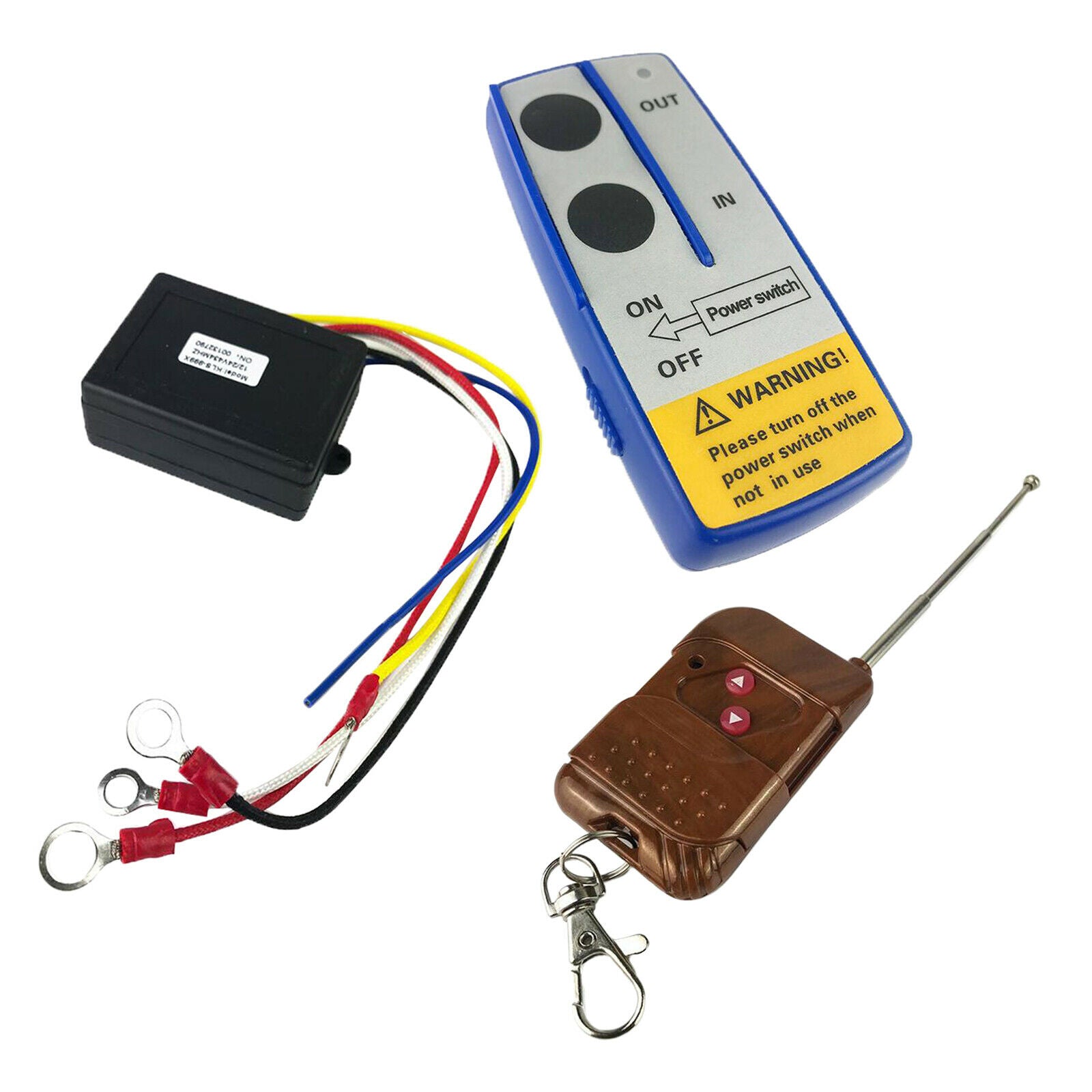 12V Car Winch Wireless Remote Control System Kit for Trailer Truck ATV